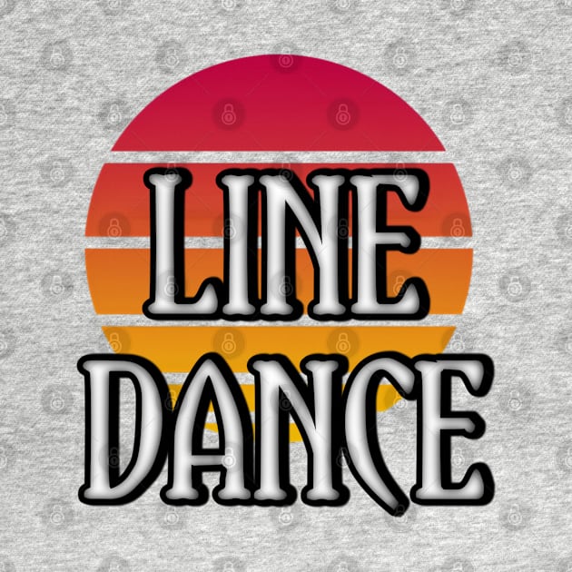 Line dance t-shirt by Ucup stores